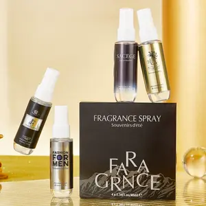 2026 New Summer Souvenirs 4-Pack 40ML Men's Fragrance Mist, 4 Woody & Citrus Scents, Multi-Use Fabric & Air Freshener, Long-Lasting Odor Eliminator