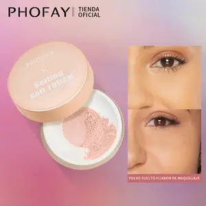 PHOFAY Setting Soft Touch Loose Powder 10g - Long-lasting Sweatproof Weightless Matte Finish Makeup Concealer Foundation Cosmetic
