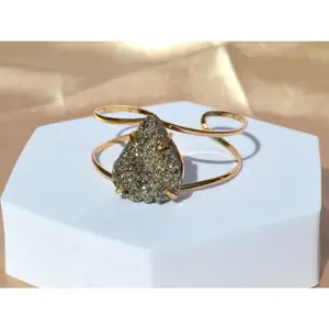 Pyrite Cuff Bracelet