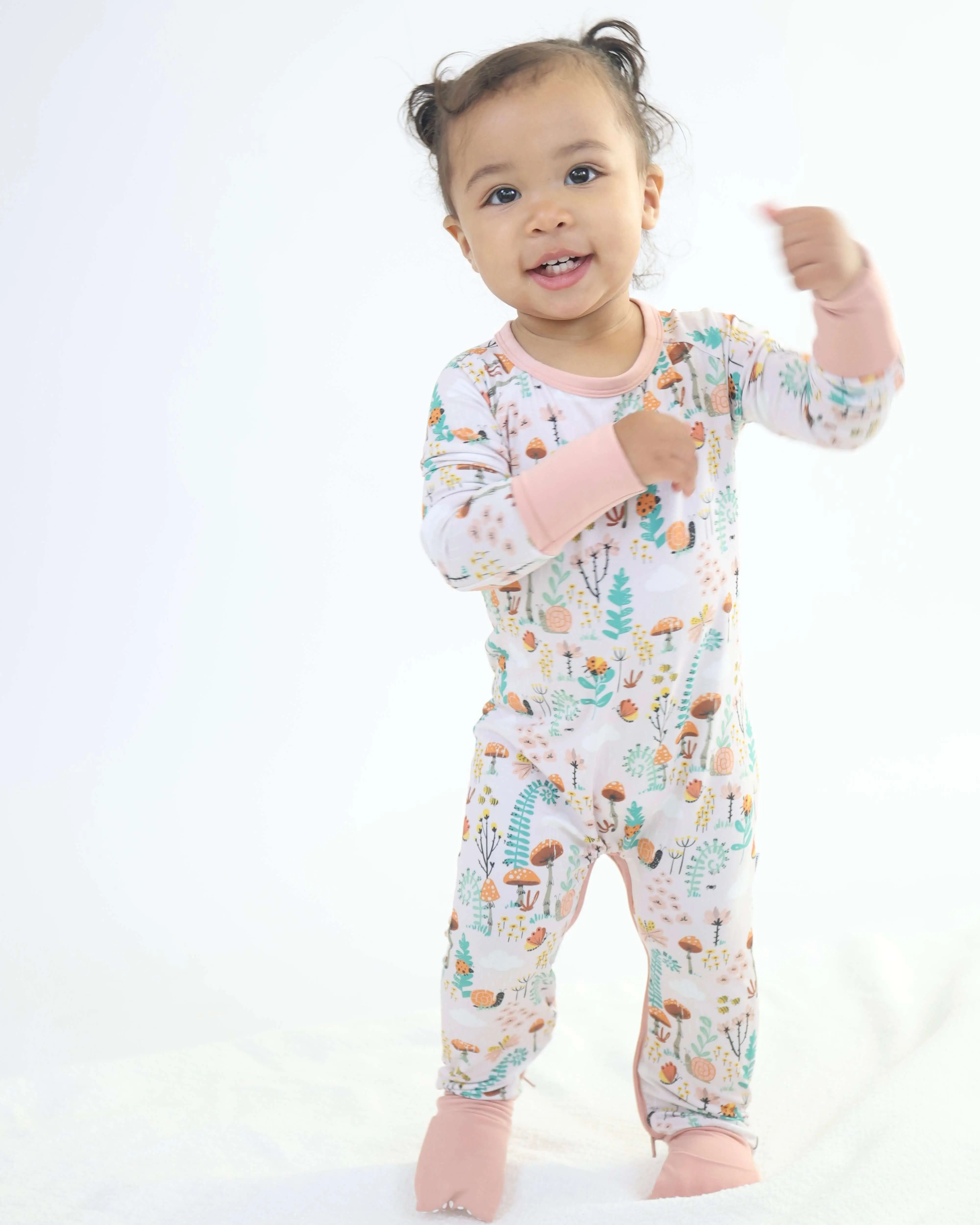 Fern - Crescent Zipp Jammies