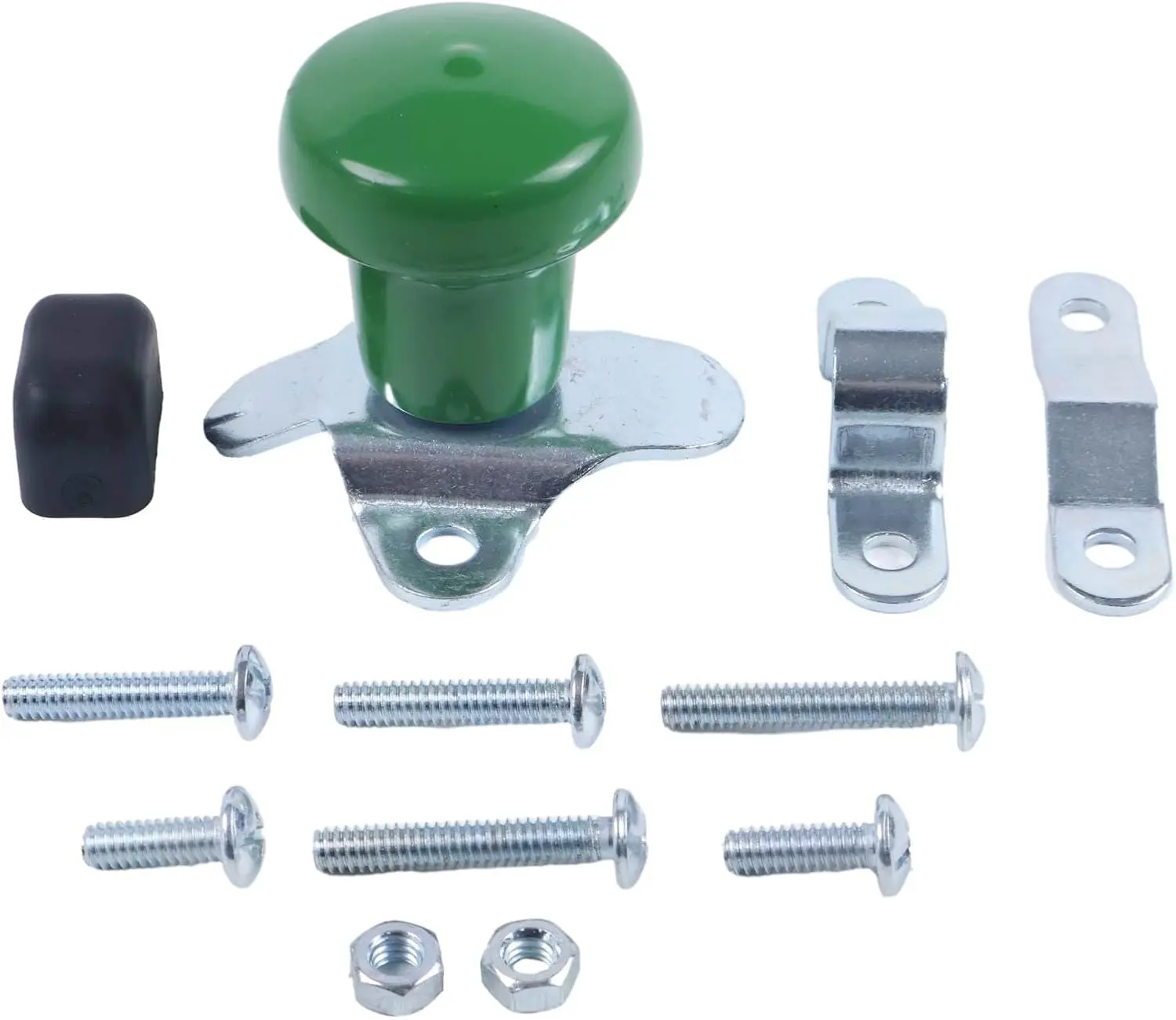 Steering Wheel Spinner Knob PM00966 TY16330 WSV121G with Rubber Sleeve Universal Fitment for John Deere Case Ford  Woods Spinner and More    (Adjustable Size)
