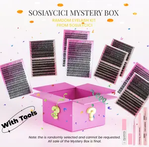 Mystery Lash Kit- Surprise DIY Eyelash Cluster Lashes Kit | Random Delivery, No Style Selection | Beginner Friendly DIY Gift Set for Home Use- A Fun Lash Experience Full of Surprise Deals for Your Days