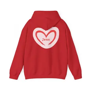 Valentines day hoodie, Jesus Girly Hoodie | Pink Heart Jesus Hoodie