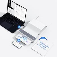 Black Printer + 10 Letter Paper