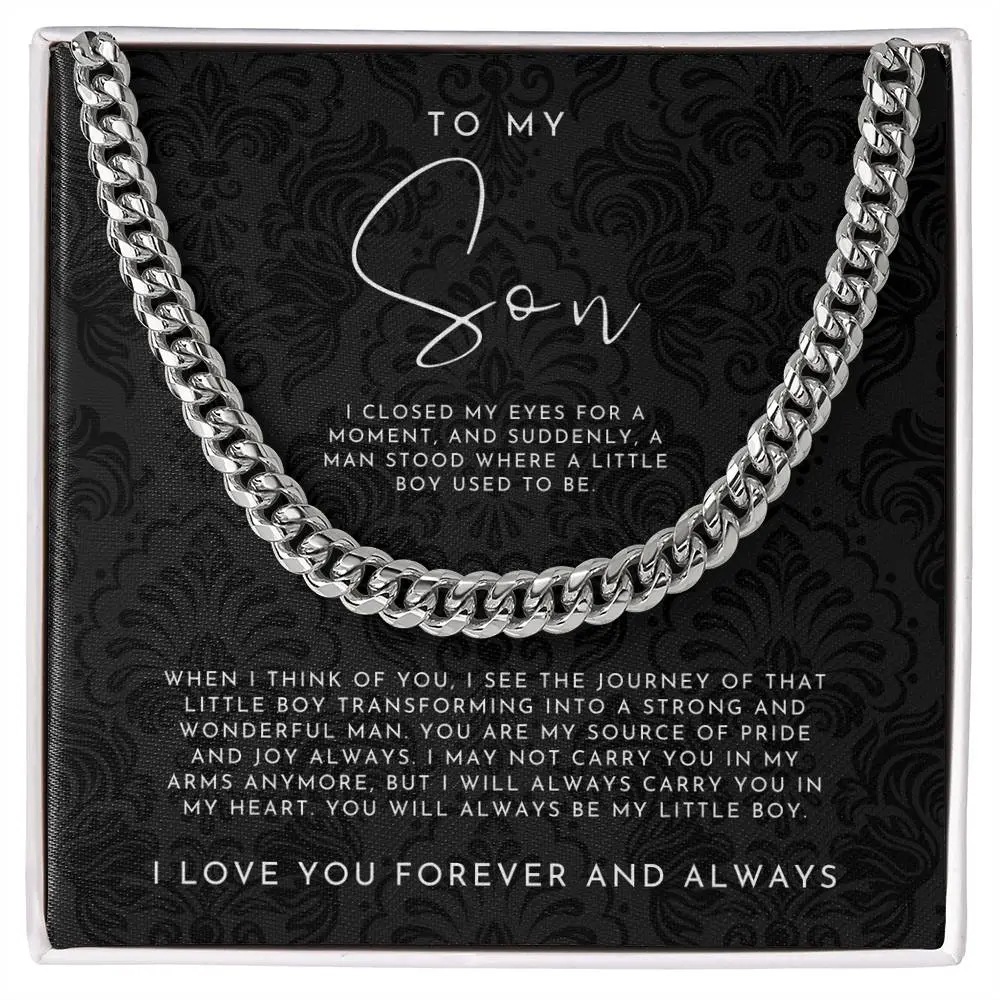 To My Son Necklace, Son Gift, Son Gift From Mom, Gifts For Son