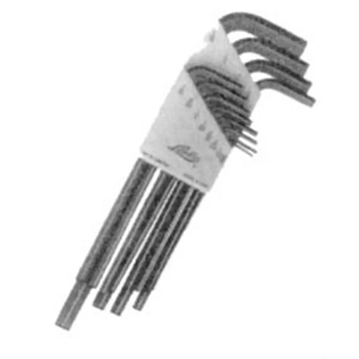 Lisle 42500 Long Arm Hex Key Set - 2 Fractional Hex Keys, 0.05 in. to 5/16 in., Heat-Treated, 0.630 lbs, Allen-Type Screws Compatible, Allows for Longer Reach, Torque-Increasing Hand Wrench