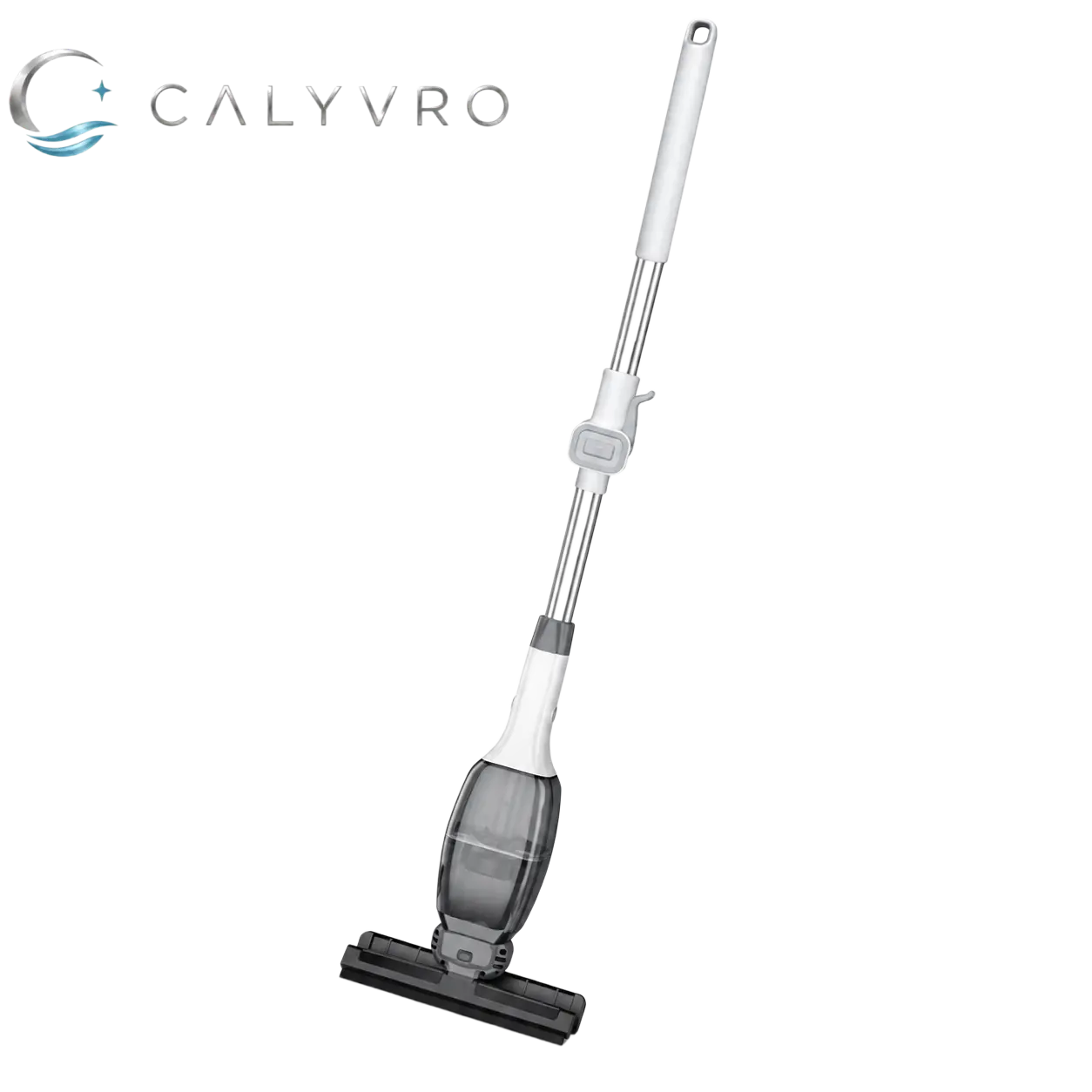 2-in-1 Cordless Window Vacuum Cleaner & Floor Squeegee Mop with Extendable Handle for Glass, Floors, Shower Doors, Countertops & Bathroom