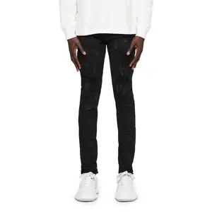 Purple Brand Black Oil Spill Jean