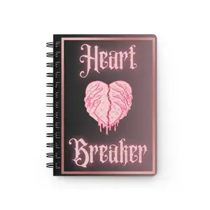 Goth Spiral Journal, Cute Notebook