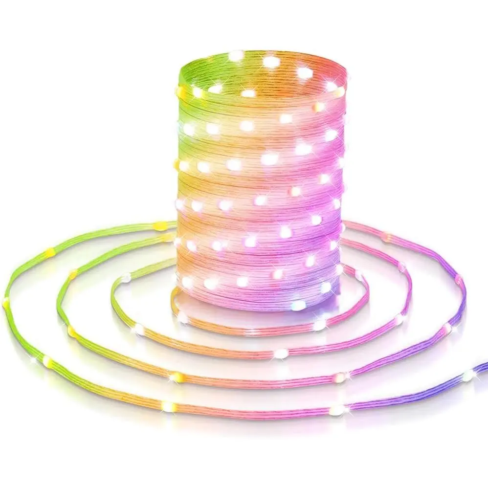 100ft Color Changing Christmas String Lights, 300 LED Twinkle Fairy Lights String , 200+ Scene Modes,  App & Remote for Indoor Outdoor Christmas Tree Xmas Bedroom Patio Decor