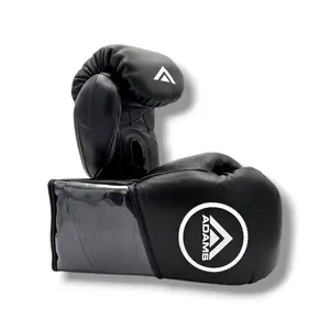 ADAMS LIGHTNING PUNCHERS PRO BOXING GLOVES – BLACKED