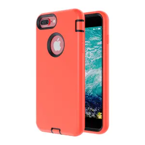 iPhone 8 Plus / 7 Plus SILICONE DESIGN HEAVY DUTY DEFENDER CASES