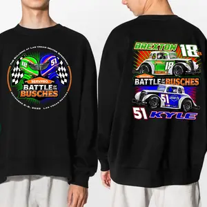 Battle Of The Busches Shirt, Kyle Busch Tee, Unisex Shirt, Gift For Fan, For Men, For Women, Full Size, Full Color