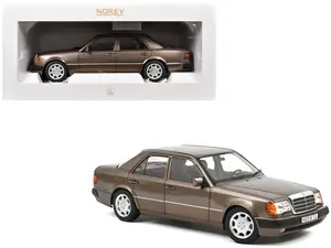 1990 Mercedes-Benz 500 E Impala Brown Metallic 1/18 Diecast Model by Norev