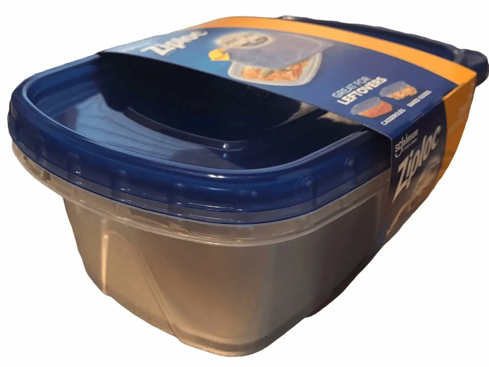 Ziploc Large Rectangle 9 Cup Containers with Lids, 2 Count