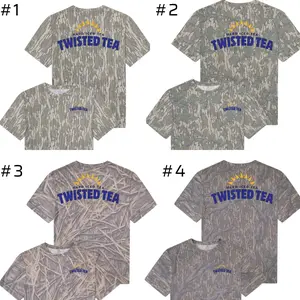 Twisted Tea Mossy Oak Tee, Hunting 3D Tee, Camo Shirt, T Shirt 3D Camo
