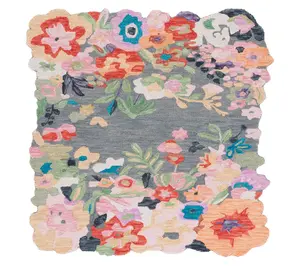 Safavieh Garden Wave Hand Tufted Wool 6' x 6' Suare Rug