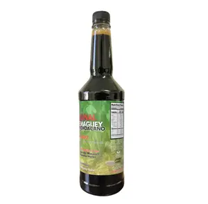 Maguey Juice - Jugo De Maguey Reforzado con Guanabana, Moronel, Cancerina, Aloe -  Michoacano Tarasco de 1 litro (33.3Fl Oz) Asado (Reinforced)