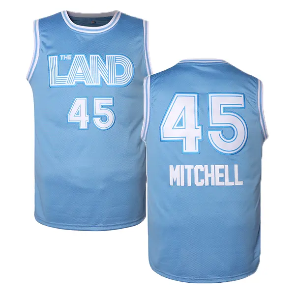 Men's #45 Basketball Jerseys Embroidered Basketball Jerseys, Breathable Stretchy Sleeveless Sports Uniform for Training Competition Parties