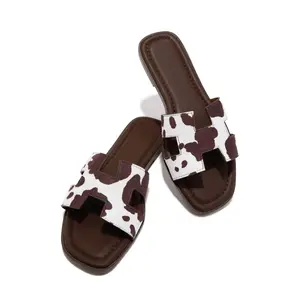 Biyanka Slip On Sandals - Cow