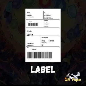 JB Ripz Shipping Label for Live Only - Essential for Live and Shipments