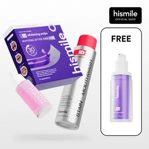 [NEW] [Hismile] Ultimate Whitening Set | FREE V34 Serum, includes 4 products for the ultimate smilecare routine