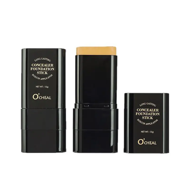 Dual-ended Eraser Foundation Stick Nose Shadow Fixer Concealer Acne Marks Highlighting Foundation Makeup Cosmetic