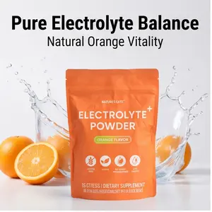 Natural Orange Flavor Electrolyte Supplement Powder (15 Sticks) with Vitamin-Infused Core Formula, Rapidly Replenishes Water, Sodium & Magnesium for Refreshing Hydration