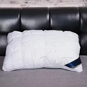 Luxury Hotel Quality King Size Pillow, Deep Sleep Neck Support, High Density Anti-Drop, All-Season Use, Hypoallergenic Polyester Cover