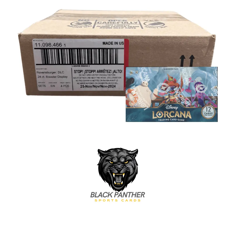 Disney Lorcana TCG Azurite Sea Booster 4 Box Case