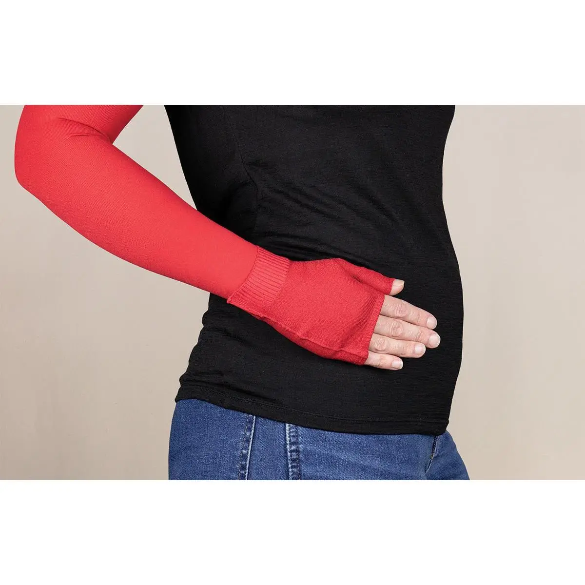 Red Gradient Compression Gauntlet - TikTok Shop