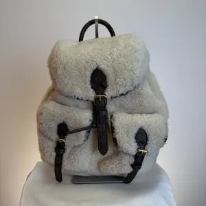 Pre-owned Louis Vuitton Leather Backpacks Lv Ski Backpack Monogram Ecru (lb031926p7)
