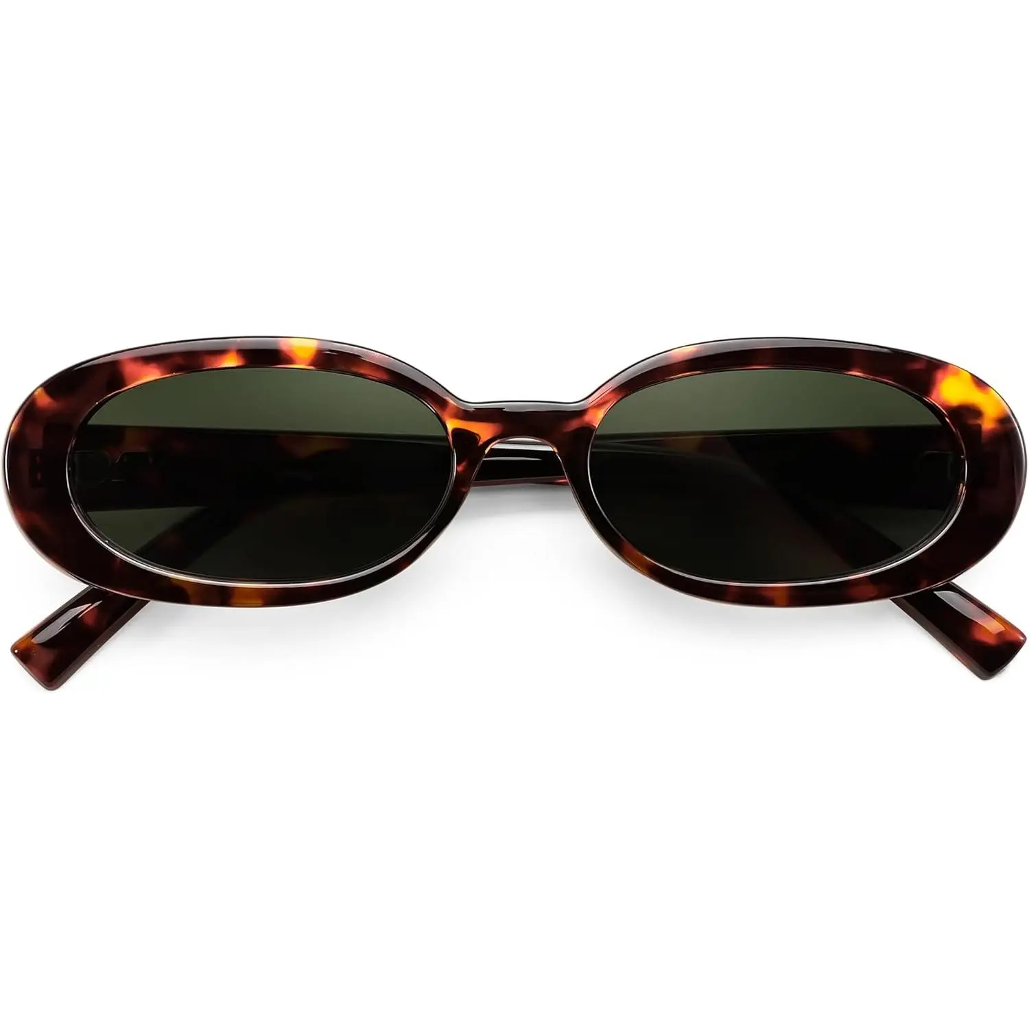 Slim Oval Sunglasses Retro Acetate Frame 53mm 100% UV 331df3034f50b915828fb276252386  main image 3