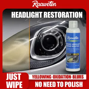 Car Headlight Restoration Kit,AutomotiveHeadlamp Restoration for Headlight Oxidation Yellowing,Car Cleaning Tool,AutoRefurbish Agent for truck,motorcycle,RV