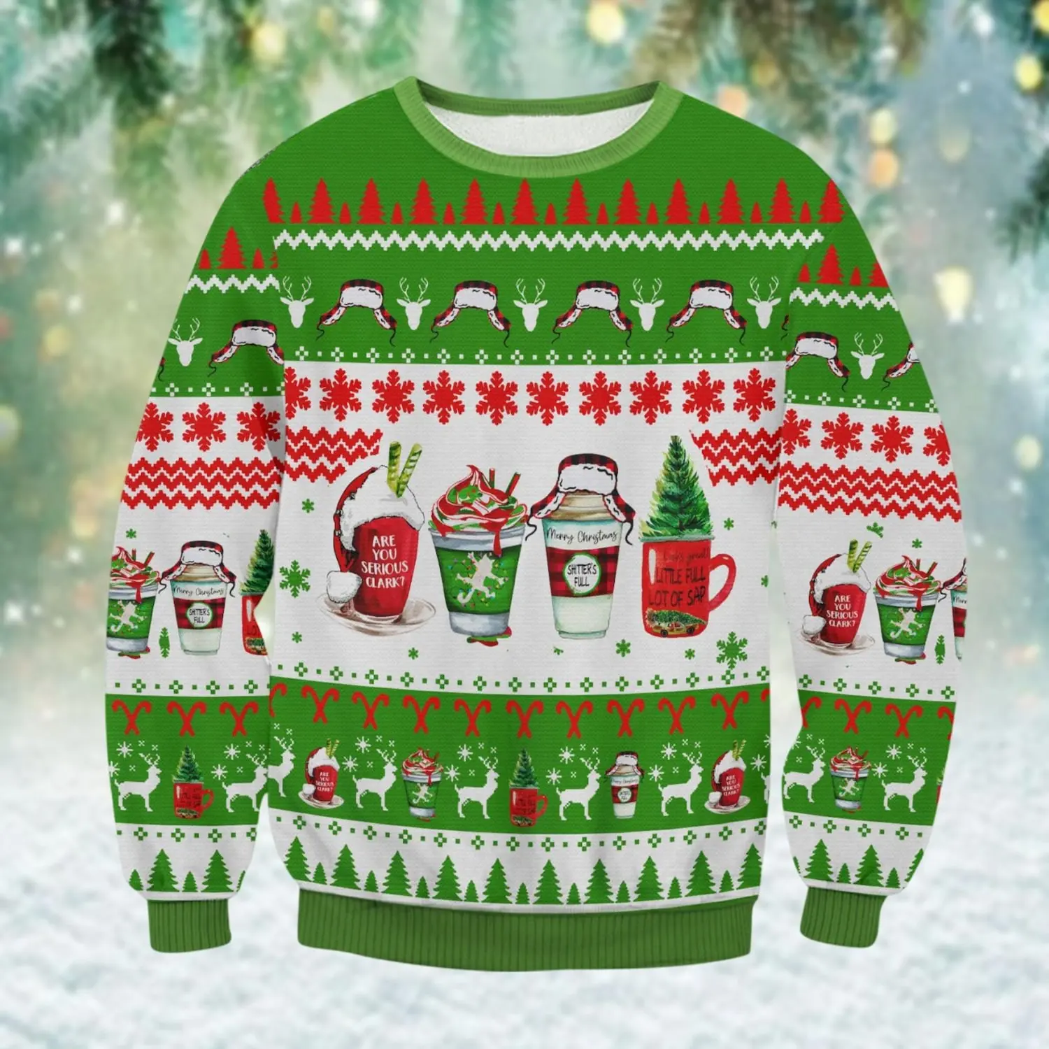 You Serious Clark Ugly Sweater, Griswold Family Christmas Sweatshirt, Griswold Co Xmas Sweater, Christmas Tree Farm, Winter Gift