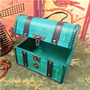 Vintage Style Wooden Jewelry Box, Multi-Purpose Storage Organizer, Home Decor, Kitchen Accessories, Bedroom Decoration, Universal Use
