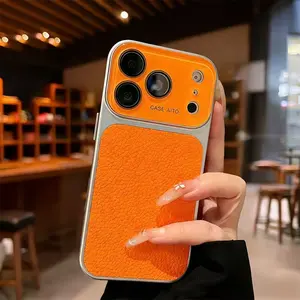 High quality color phone case for iPhone 17 Pro Max 16 pro max All inclusive camera lens protection soft shell phone case protective cover tiktokshopspringglowup