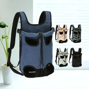 Puppy Joy Adjustable Cat & Dog Carrier Backpack for Travel & Hiking - Nylon Material, Breathable Mesh Fabric, Padded Support, Secure Internal Leash, Available in Multiple Colors & Sizes