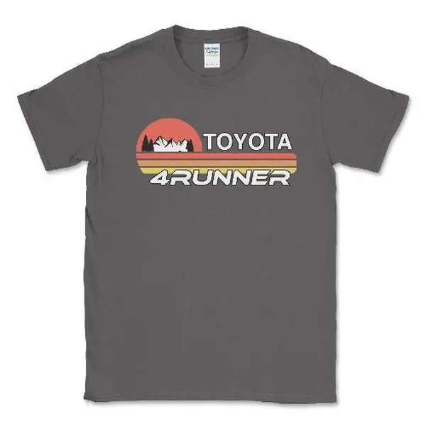 Toyota 4Runner Graphic Men's Big and Tall Relaxed Fit Short-Sleeve Cotton T-Shirt - Casual, Breathable Classic Collar Off-Road Gear Top for Men Who Love Outdoor Adventures