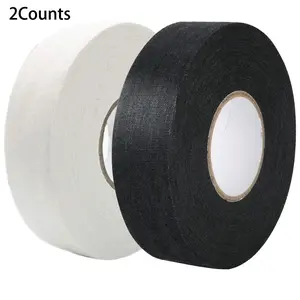 2-Pack Hockey Tape Multi-Use Cloth Strap 2.5cm X 25m, Ideal for Long Hockey Sticks, Baseball Bats, Rackets, Gardening Tools, Sports Gift