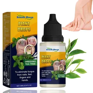 Nail Care Liquid with Basil Leaf Extract Tea Tree Oil & Lavender Essential Oil Moisturizes Stratum Corneum Prevents Fungi Easy Daily Use Manicure