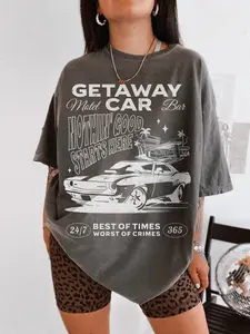 Getaway Car Tee - UNISEX Comfort Colors, Unofficial TS Merch