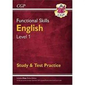 USED-Functional Skills Eng Lev 1 Study & Test by CGP Books (Paperback)