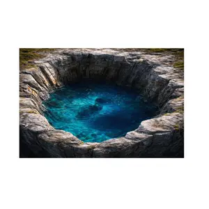 20×31 Inch Anti-Fatigue Mat with Deep Pool and Stone Design – Ergonomic Standing Desk Mat – Non-Slip, Durable Plastic Surface – Ideal for Kitchen, Office, and Workstations – Comfortable and Supportive Floor Mat