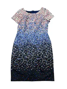 Dress Casual Midi By Talbots In Blue, Size:Sp