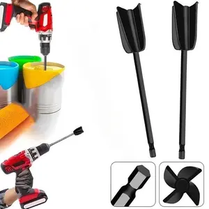 High-Efficiency Epoxy & Resin Mixer Set, Spiral Blade Drill Attachment, Uniform Mixing Stir Rod Tool, Ideal for Paints & Liquids, Paddle