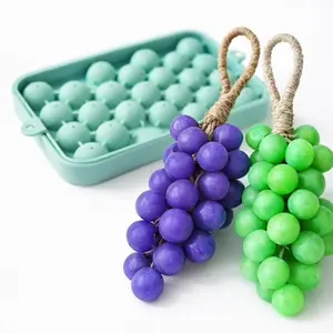 Food-Grade Silicone Grape Soap Mold – Blue, DIY Handmade Grape Special Mold for Aromatherapy Essential Oil Soap, Chocolate, Ice Ball, Professional Three-Dimensional Modeling Mold