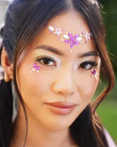 Lilac Love Face Jewels
