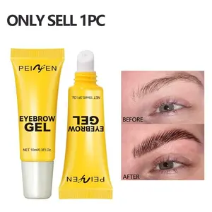 Transparent Brow Gel, Instant Lift & Volume, Long-Lasting Formula, Compatible Brush Head, Gentle Non-Irritating, Suitable for Sensitive Skin, Brow Fixing Gel