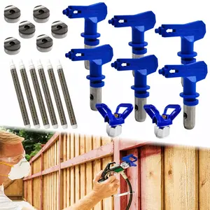 14Pack Reversible Airless Paint Sprayer Nozzles Set - Paint Sprayer Nozzle Tips for Airless Spraying Machine Parts - Home Improvement.